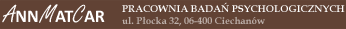 AnnMatCar - Pracownia badań psychologicznych